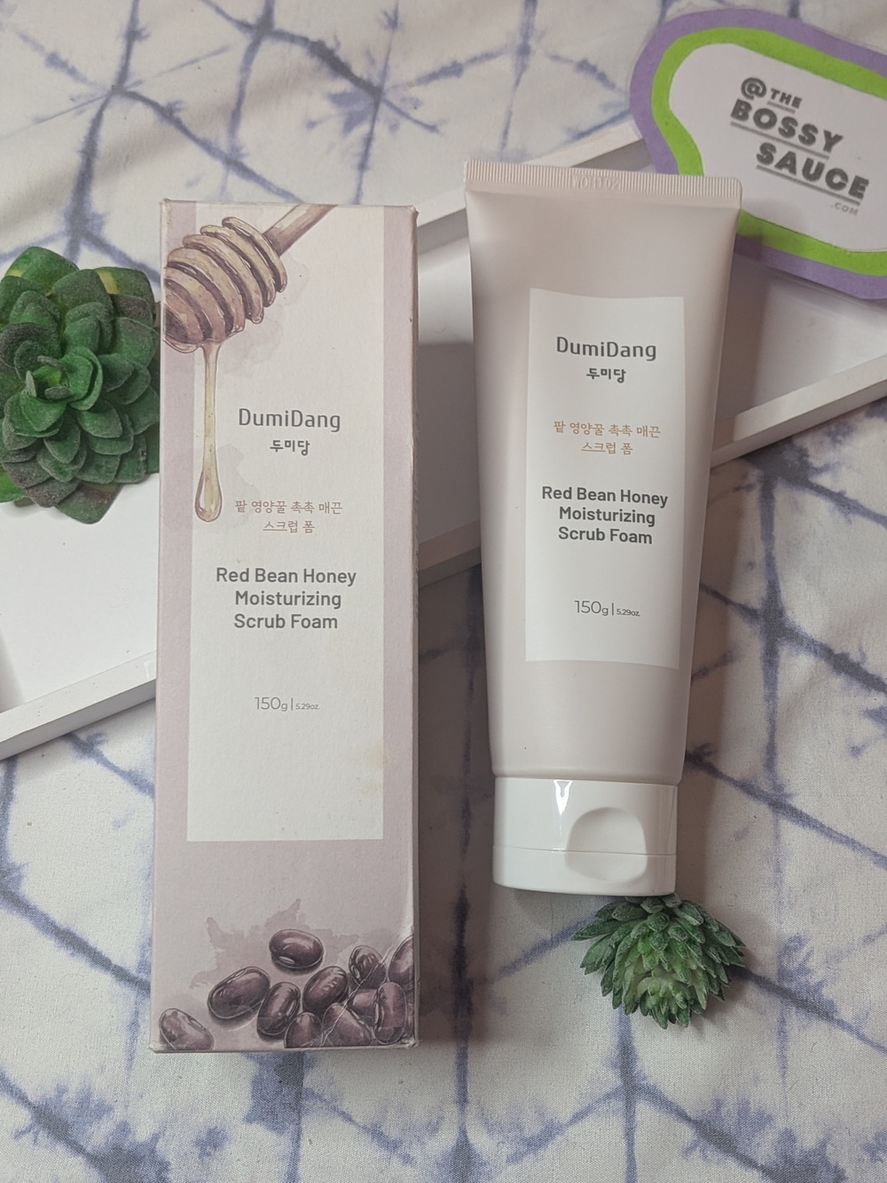 🌸 DumiDang Red Bean Honey Firming Moisturizing Facial Scrub Foam NWT